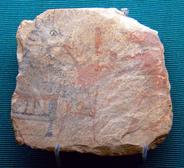 Ancient Egypt and Archaeology Web Site - Ostracon; Offering scene